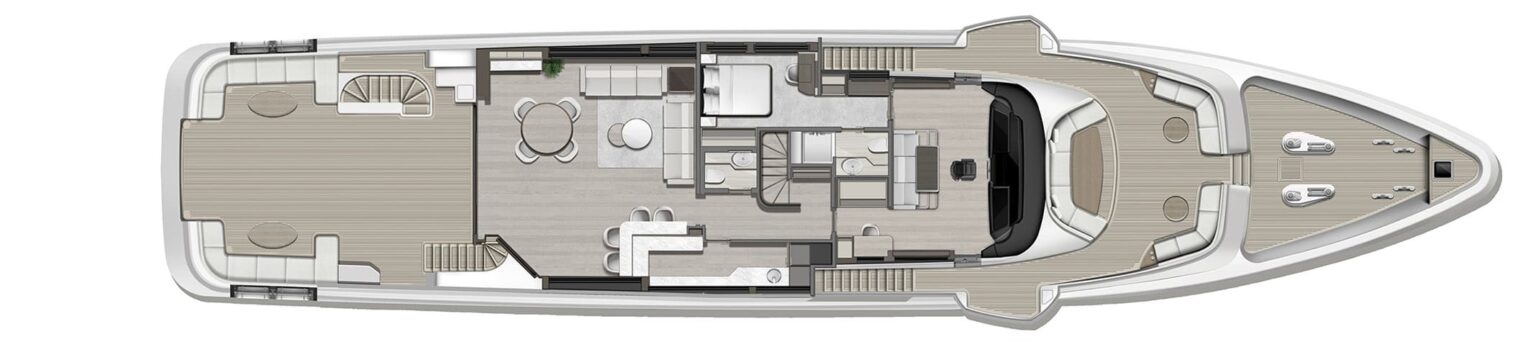 MAJESTY 140 yacht for Sale (23) | Phoenix Yacht Management